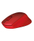 PC-Maus M330 Silent Plus 910-004911, 3 Tasten, kabellos, USB-Funk, Rechtshänder, optisch, rot