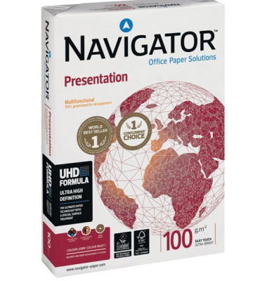 Navigator Presentation Kopierpapier A3 100g weiß sehr hohe Weiße