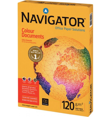 Navigator Colour Documents Kopierpapier A3 120g weiß sehr hohe Weiße