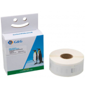Premium Etiketten 25x54mm, komp. zu 11352S0722520, schwarz auf weiß