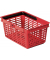 Einkaufskorb BASKET 1801565080, 19 Liter, außen 448x283x212mm, Kunststoff rot