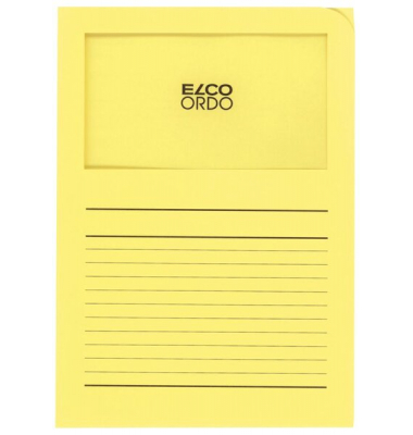 Sichtmappen Ordo classico 29489.71, A4 gelb Papier 120g