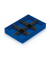 Schublade styrodoc 23 x 5,3 x 32 cm (B x H x T) geschlossen inkl. 1 Längststeg, 2 Querstege Polystyrol blau