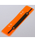Heftstreifen kurz BRG660587, 3,5x15cm (BxL), Kunststoff mit Metalldeckleiste, orange