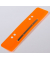 Heftstreifen kurz BRG660587, 3,5x15cm (BxL), Kunststoff mit Metalldeckleiste, orange