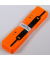 Heftstreifen kurz BRG660587, 3,5x15cm (BxL), Kunststoff mit Metalldeckleiste, orange