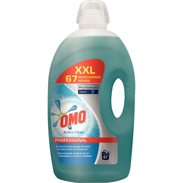 7615400173440 - Vollwaschmittel flüssig OMO Professional Active Clean 7615400173440 Unilever 101105087
