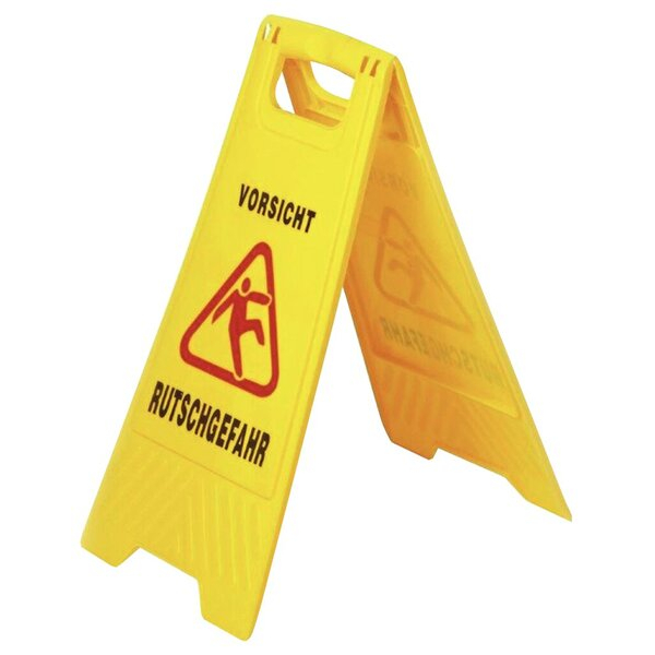 8016728086143 - GVS-Warnschild Achtung Vorsicht Rutschgefahr zweiseitig bedruckt 8016728086143 06300383