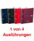 Collegeblock 100100314 European Book, kariert / kariert Rand beidseitig, A5+, 90g, sortiert, 100 Blatt