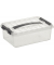Aufbewahrungsbox Q-line H6160002, 4 Liter mit Deckel, für A5, außen 300x200x100mm, Kunststoff transparent