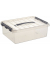 Aufbewahrungsbox Q-Line H6160202, 10 Liter, mit Deckel, au&szlig;en 400x300x120mm, Kunststoff transparent