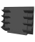 magnetischer Stiftehalter schwarz
