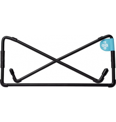 Laptopständer R-Go Steel Travel, Tragkraft: 5 kg, zusammenklappbar,