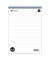 Notizblock 608451 10, liniert, A4, 60g, 48 Blatt