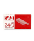 Heftklammern Typ 24/6 1-246-00, Stahldraht verzinkt, 24/6, Heftleistung 25 Blatt max. 
