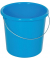 Haushaltseimer, 5 Liter, blau, mit Metallbügel und Maßeinheit,