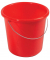 Haushaltseimer, 5 Liter, rot, mit Metallbügel und Maßeinheit,