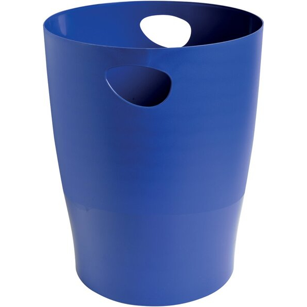 9002490453039 - Papierkorb Ecobin Bee Blue 45303D 15 Liter rund marineblau 9002490453039 Exacompta