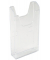 Wandprospekthalter 62258D A6 hoch 1Fach transparent