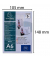 Prospekthalter 86058D PMMA A6