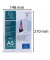 Prospekthalter 85158D T-Form PMMA A5