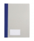 Schnellhefter 281100BL, A4, blau, Kunststoff, 80g, Vorderdeckel transparent