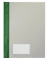 Schnellhefter 281100gn, A4, gr&uuml;n, Kunststoff, 80g, Vorderdeckel transparent