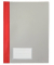 Schnellhefter 281100RT, A4, rot, Polyvinylchlorid (PVC), 80g, Vorderdeckel transparent