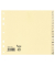 Kartonregister 93418 A-Z A4 halbe Höhe 180g chamois Taben 24-teilig