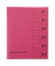 Ordnungsmappe - 83600RS, 1-6, rosa, Din A4, 6 F&auml;cher