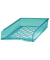 Briefablage 60100BLT A4 / C4 blau-transparent Kunststoff stapelbar