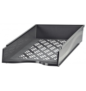 Briefablage 060100SCH, A4/C4, schiefer, Polystyrol stapelbar