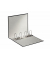 Doppelordner Postscheckordner 292900SW, 2xA5 quer 75mm breit Karton vollfarbig schwarz
