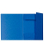 Eckspannmappe VARIO 110700 BL., A4 blau Karton 390g, mit 3 Einschlagklappen