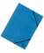 Eckspannmappe VARIO 110700 BL., A4 blau Karton 390g, mit 3 Einschlagklappen