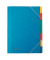 Ordnungsmappe 84700BL, 7-teilig blanko, blau, A4, 7 F&auml;cher