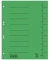 Trennblätter 98300GN A4 grün 210g Recyclingkarton