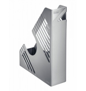 Zeitschriftenbox, silber metallic, für ca. 700 Blatt, A4 und A4