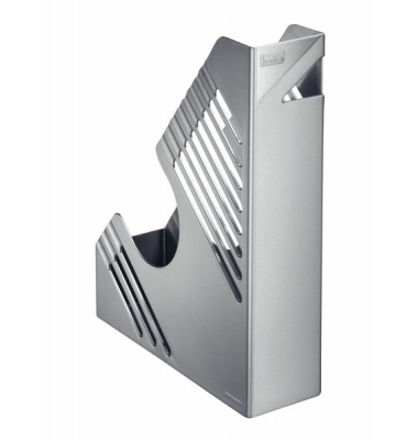 Zeitschriftenbox, silber metallic, für ca. 700 Blatt, A4 und A4