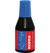 Stempelfarbe ohne &Ouml;l, 27ml blau mit Verstreicher # SF71308
