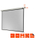 elektrische Rolloleinwand Professional Motor 4:3, 180 x 135 cm Projektionsfläche