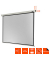 elektrische Rolloleinwand Professional Motor 4:3, 280 x 210 cm Projektionsfläche