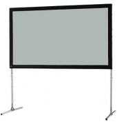 Faltrahmenleinwand für Rückprojektion Mobil Expert 16:9, 305 x 172 cm Projektionsfläche
