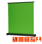 mobile Leinwand Key Green Screen, 150 x 180 cm Projektionsfläche