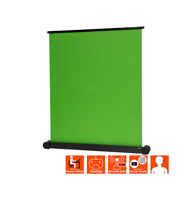 mobile Leinwand Key Green Screen, 150 x 180 cm Projektionsfläche