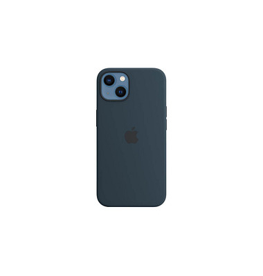 Silikon Case mit MagSafe Handyhülle für Apple iPhone 13 abyssblau