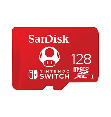 Switch-Speicherkarte für Nintendo Switch SDSQXAO-128G-GNCZN, Micro-SDXC, bis 100 MB/s, 128 GB