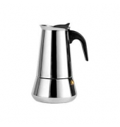 LV113003 Trevi Espressokocher silber, 6 Tassen