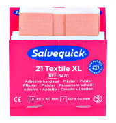 21 Salvequick Pflaster Textile XL 6470 beige