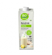 Reisdrink Vanille 2555837, 1% Fett, laktosefrei, vegan, 1 Liter, im Tetrapack